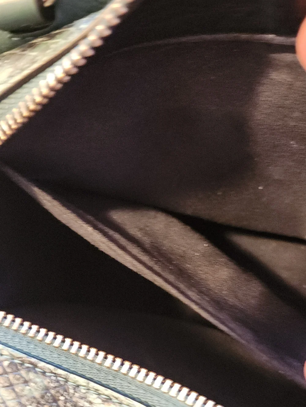 Coach Zoe Carryall 91026 Forest Green Pebble Leather Snake Embossed Satchel